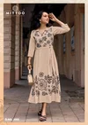 Angoori By Mittoo Rayon Thread Work Designer Kurtis Wholesale Price In Surat
